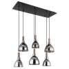 Globo MATTEA Hanger Zwart, 6-lichts