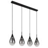 Globo KRYS Hanger Zwart, 4-lichts