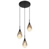 Globo KRYS Hanger Zwart, 3-lichts