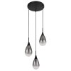 Globo KRYS Hanger Zwart, 3-lichts