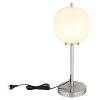 Globo BLACKY Tafellamp Nikkel mat, 1-licht