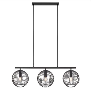 Nordlux BERONI Hanglamp Zwart, 3-lichts