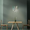 Brilliant Inez Hanglamp LED Zilver, 14-lichts