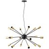 Brilliant Dree Hanglamp Zwart, 18-lichts