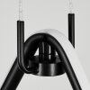 Chlak Hanglamp LED Zwart, 3-lichts, Afstandsbediening