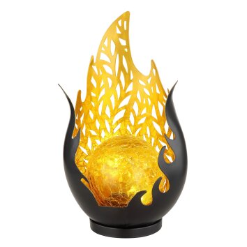 Globo SOLAR Decoratieve verlichting LED Goud, Zwart, 1-licht
