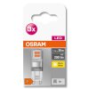 OSRAM LED BASE PIN Set van 3 G9 1,9 Watt 2700 Kelvin 200 Lumen