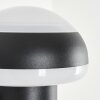 Vinara Buiten muurverlichting LED Zwart, 1-licht, Bewegingsmelder