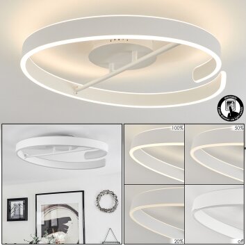 Rosemond Plafondlamp LED Wit, 1-licht