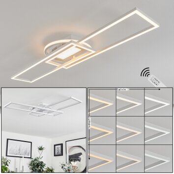Lillavois Plafondlamp LED Wit, 1-licht, Afstandsbediening