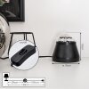 Atabueira Tafellamp LED Zwart, 1-licht, Kleurwisselaar