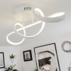 Dauntey Plafondlamp LED Wit, 1-licht, Afstandsbediening