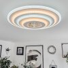Takok Plafondlamp LED Wit, 1-licht, Afstandsbediening