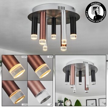 Krachang Plafondlamp LED Aluminium, 1-licht