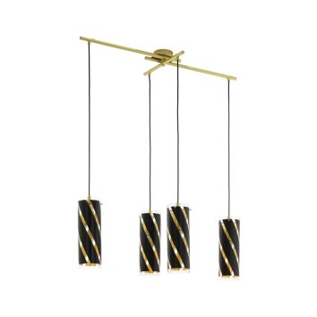 Eglo PINTO NERO Hanger Goud, 4-lichts