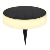 Globo SOLAR Grondpen LED Zwart, 1-licht
