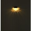 Globo SOLAR Buiten muurverlichting LED Zwart, 1-licht