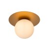 Lucide TRICIA Plafondlamp Goud, Messing, 1-licht