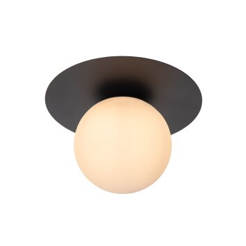 Lucide TRICIA Plafondlamp Zwart, 1-licht