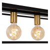 Lucide RUBEN Plafondlamp Goud, Messing, Zwart, 4-lichts