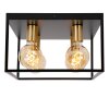 Lucide RUBEN Plafondlamp Goud, Messing, Zwart, 4-lichts