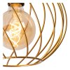 Lucide DANZA Plafondlamp Goud, Messing, Zwart, 1-licht