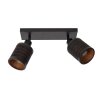 Lucide TAGALOG Plafondlamp Zwart, 2-lichts