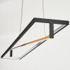 Rung Hanger LED Zwart, 1-licht