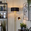Murteirinha Staande lamp Messing, Zwart, 2-lichts