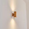 Tenvik Buiten muurverlichting Bruin, houtlook, Zwart, 2-lichts