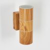 Tenvik Buiten muurverlichting Bruin, houtlook, Zwart, 2-lichts