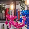 Malmback kroonluchter Kleurrijk, Chroom, 5-lichts