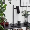 Trutielle Tafellamp Zwart, 1-licht