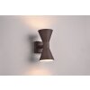 Trio Ardas Buiten muurverlichting Roest, 2-lichts
