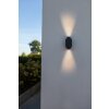 Lutec Cypres Buiten muurverlichting Antraciet, 2-lichts