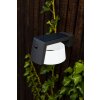 Lutec Moon Solarlamp LED Antraciet, 1-licht, Bewegingsmelder