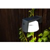 Lutec Moon Solarlamp LED Antraciet, 1-licht, Bewegingsmelder