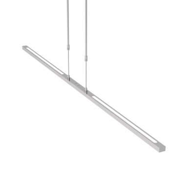 Steinhauer Bande Hanglamp LED Staal geborsteld, 3-lichts