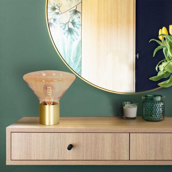 Steinhauer Ambiance Tafellamp Messing, 1-licht