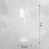 SCHÖNER WOHNEN-Kollektion Sun Tafellamp voor buiten LED Wit, 1-licht, Kleurwisselaar