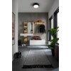 SCHÖNER WOHNEN-Kollektion Wood Plafondlamp LED houtlook, Zwart, 1-licht