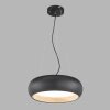 SCHÖNER WOHNEN-Kollektion Wood Hanglamp LED houtlook, Zwart, 1-licht