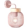 Brilliant Giada Muurlamp Roze, 1-licht