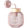 Brilliant Giada Muurlamp Roze, 1-licht
