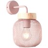 Brilliant Giada Muurlamp Roze, 1-licht