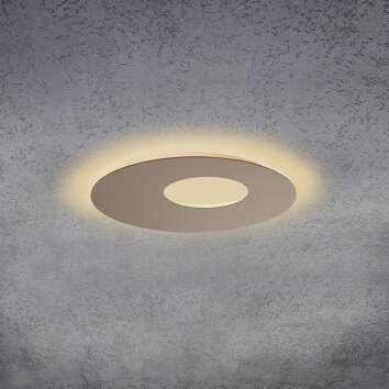 Escale BLADE OPEN Plafondlamp LED Bruin, Taupe, 1-licht