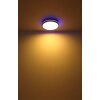 Globo JAXXI Plafondlamp LED Zwart, 2-lichts, Afstandsbediening, Kleurwisselaar