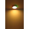 Globo JAXXI Plafondlamp LED Zwart, 2-lichts, Afstandsbediening, Kleurwisselaar
