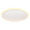 Globo TINI Plafondlamp LED Wit, 2-lichts, Afstandsbediening, Kleurwisselaar