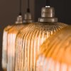 Stripe Hanglamp Grijs, 4-lichts